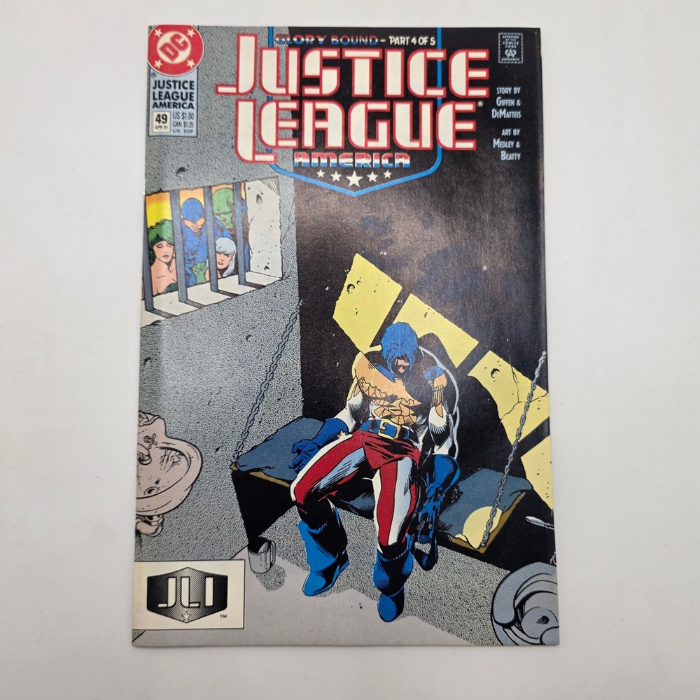 DC Comics Justice League America 49 Glory Bound Orion JLI Copper Age 1991 Medley